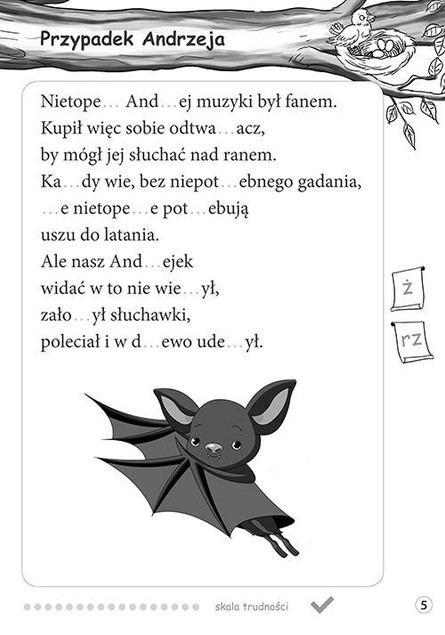 Radosne dyktanda - klasa 1 Greg