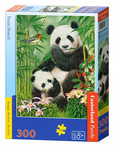 Puzzle 300 Układanka Natura PANDY Panda Miś Dżungla Widok 8+ Castorland