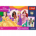 Trefl Puzzle 30 el. Księżniczki Disney i Przyjaźń + Plakat Kolekcjonerski
