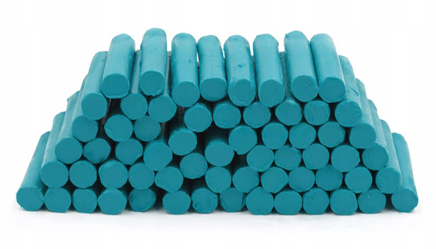 Plastelina LUZ 1kg TURKUSOWA Szkolna Mona