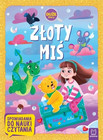 ZŁOTY MIŚ. DUŻE LITERY. OPOWIADANIA DO NAUKI CZYTANIA AGATA GIEŁCZYŃSKA-JONIK. KSIĄŻKA DLA DZIECI.