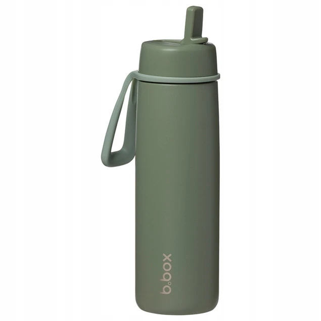 B.Box butelka termiczna ze składanym ustnikiem Bidon Termos 690 ml Olive_2