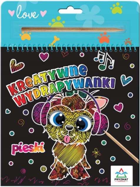 Kreatywne Wydrapywanki Pieski – Odkryj Ukryte Kolory!