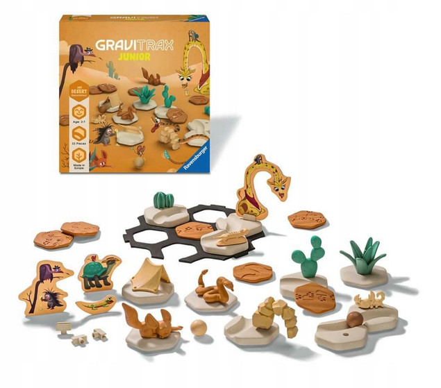 Gravitrax Junior zestaw uzupełniający Pustynia 33 elementy