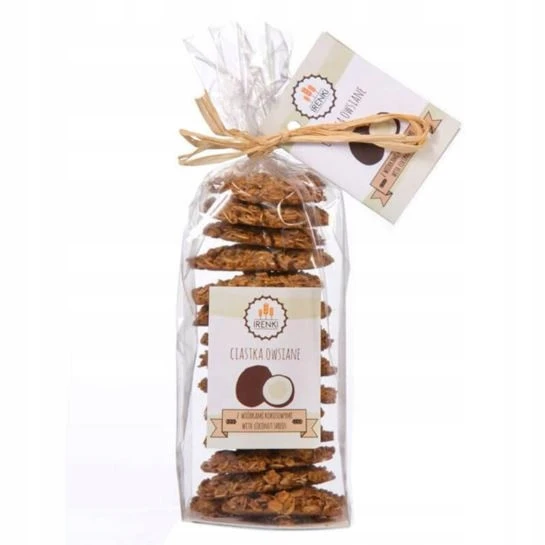 Ciastka owsiane z wiórkami kokosowymi BEZ MĄKI 150 g Irenki