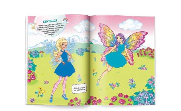 BARBIE Ubieranki, naklejanki