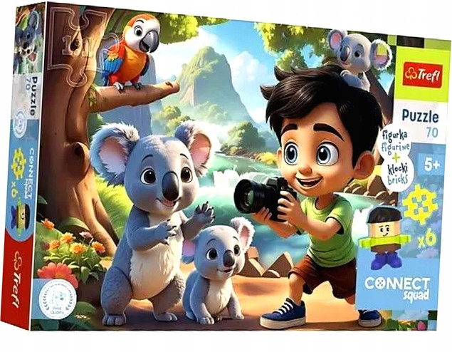 Puzzle Trefl 70 elementów Connect Luck