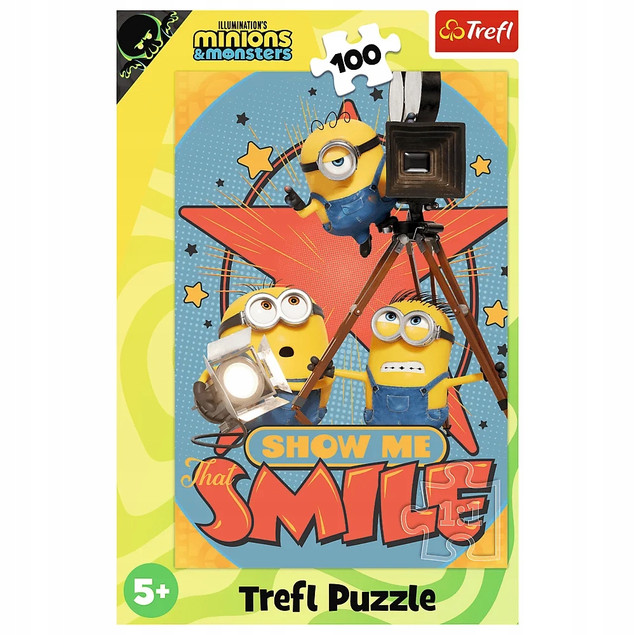 Puzzle Trefl 100 elementów Puzzle Minionki 100 el. Minionki i potwory