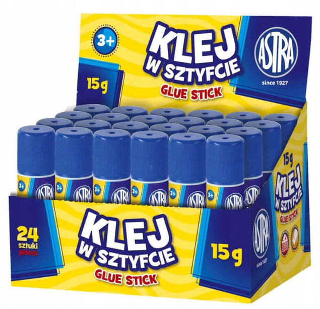 Klej w sztyfcie Astra 24x15g zestaw