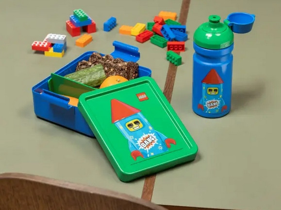 LEGO Lunch Box Śniadaniówka Chłopiec PETARDA 40520800 z Przegródką Bez BPA