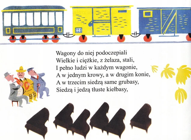 Lokomotywa i inne wesołe wierszyki Julian Tuwim - strona książki