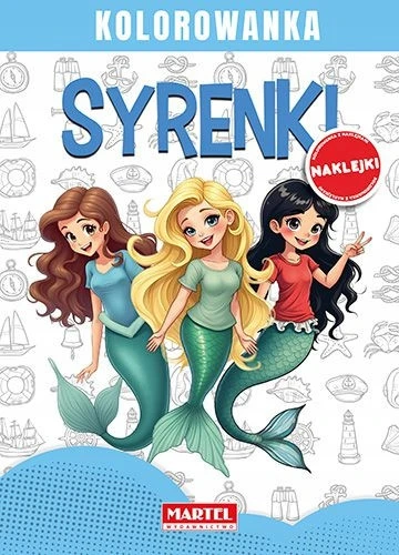 Kolorowanka Syrenki z naklejkami