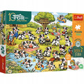 Trefl Puzzle Rodzina Treflików Seek & Find 100 el. Świat Krówek dla Dzieci