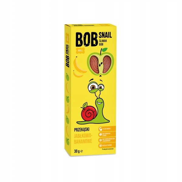 Przekąska owocowa Bob Snail Rollsy bez cukru 30g