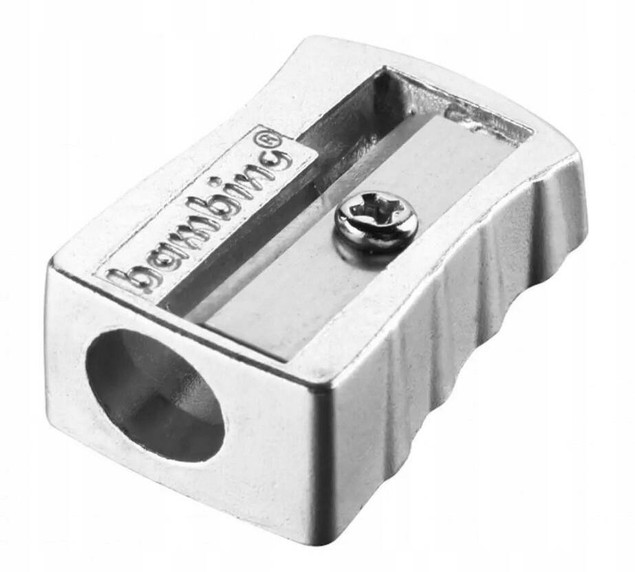 Temperówka szkolna metalowa Bambino