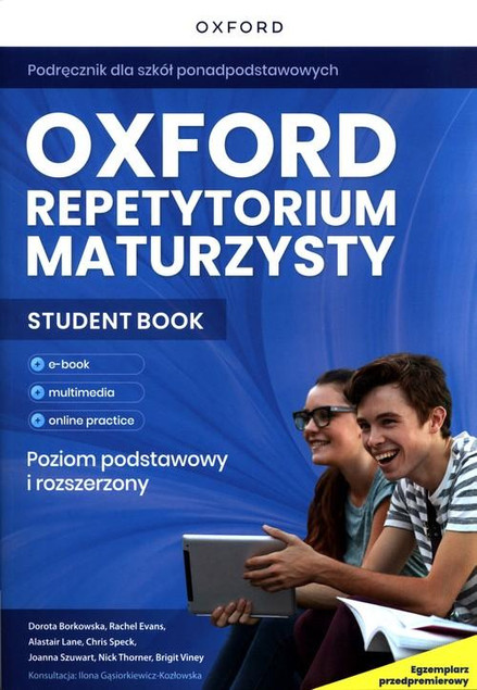 Oxford Repetytorium Maturzysty Student Book Matura 2023/2024 Podstawowy i Rozszerzony Online Practice