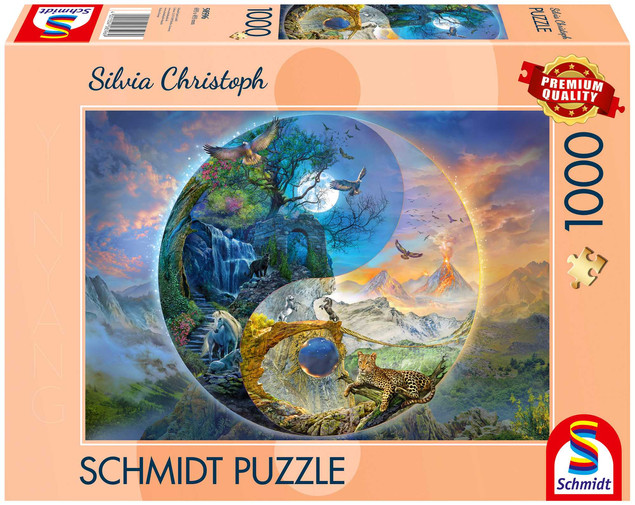 Puzzle 1000 el. Schmidt Premium Quality Silvia Christoph Wszędzie góry Yin & Yang