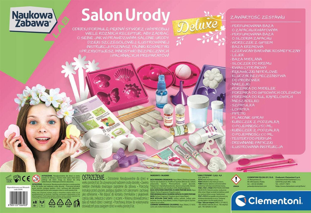 Salon Urody Kosmetyki Dla Dzieci Perfumy Kule Kąpiel 8+ Clementoni