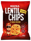 Chipsy Naura z Czerwonej Soczewicy o Smaku Bekonu 50 g