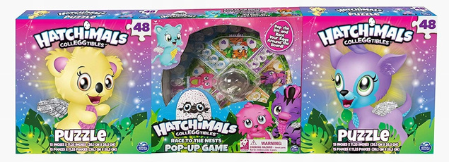 Gry Z Puzzlami Hatchimals Colleggtibles Popper Junior Karty 3+ Spin Master