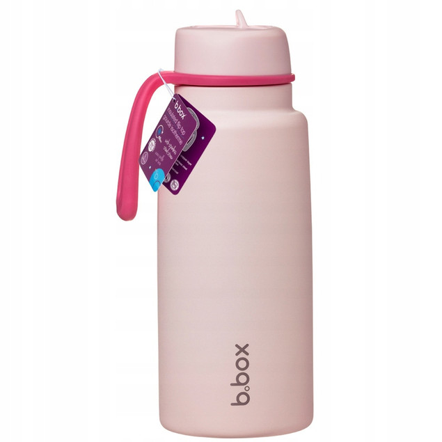 Termos na napoje B.Box 1 l różowy Pink Paradise ze słomką stalową