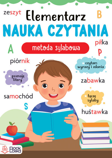 Elementarz Nauka CZYTANIA Metodą Sylabową Bookolika