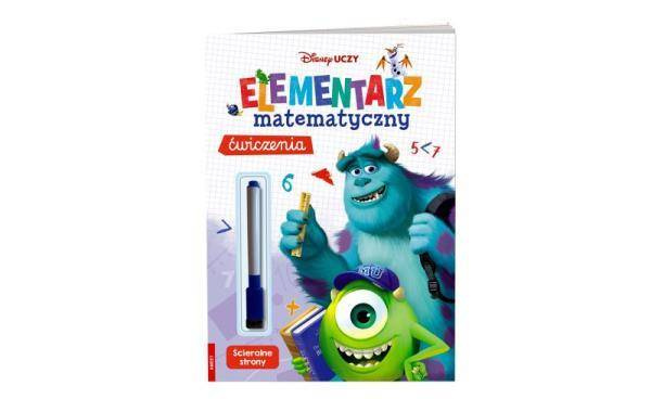 Książka edukacyjna dla dzieci DISNEY UCZY MIX. Elementarz matematyczny. Ćwiczenia USM-9301 AMEET