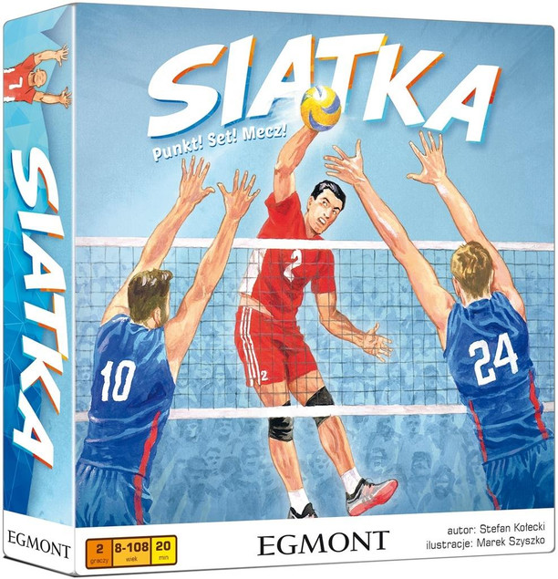 Gra planszowa Siatka Punkt! Set! Mecz! Egmont