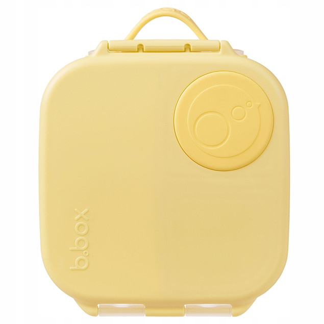 B.Box Mini Lunchbox Lemon Twist – Szczelna Śniadaniówka z Przegródkami dla Dziecka 1l