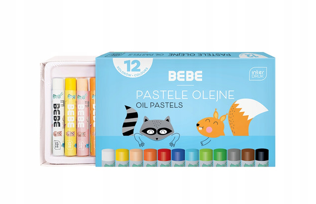Pastel Animal Stickers – Interdruk 12 pcs