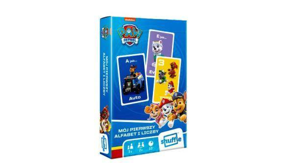Gra karciana edukacyjna Psi Patrol Mój Pierwszy Alfabet i Liczby Paw Patrol Flashcards CARTAMUNDI