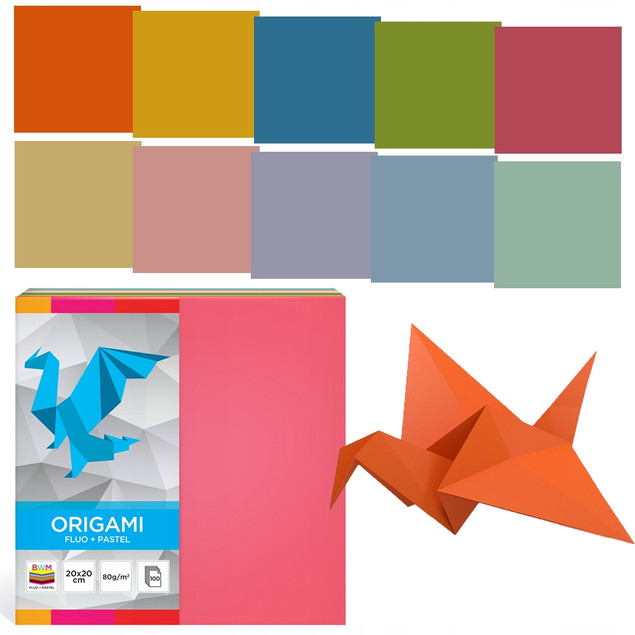 Origami 20x20cm MIX x 100K