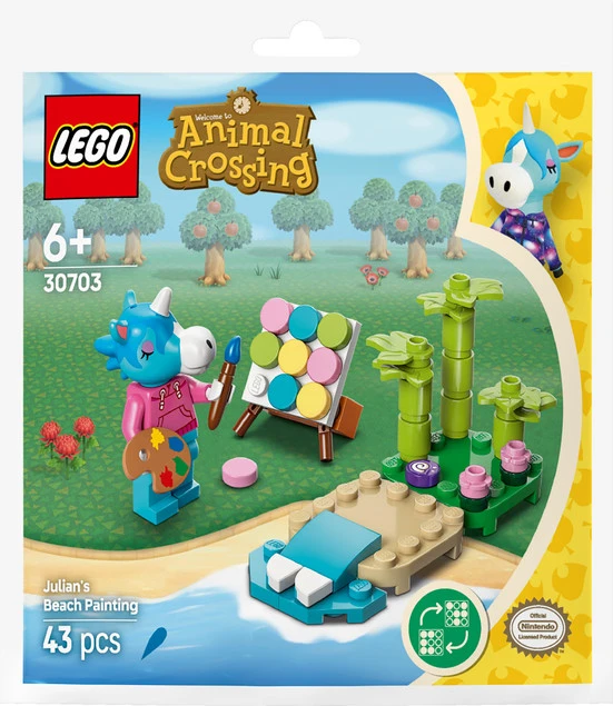 Klocki LEGO 30703 Animal Crossing Julian i plażowy obraz