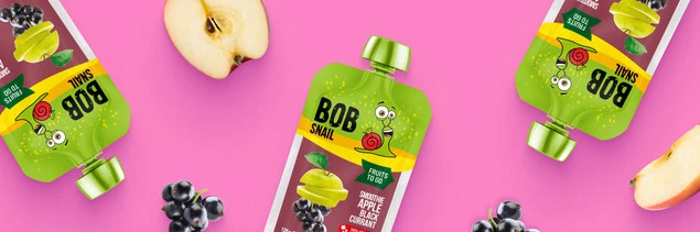 Smoothie Jabłko-Czarna Porzeczka TM BOB SNAIL 1200 g (10х120g)_1