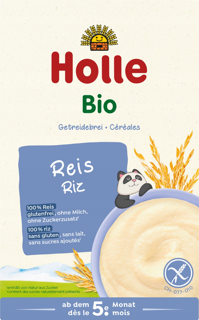 HOLLE BIO Kaszka Ryżowa z Pełnego Przemiału Witamina B1 5M+ 250g