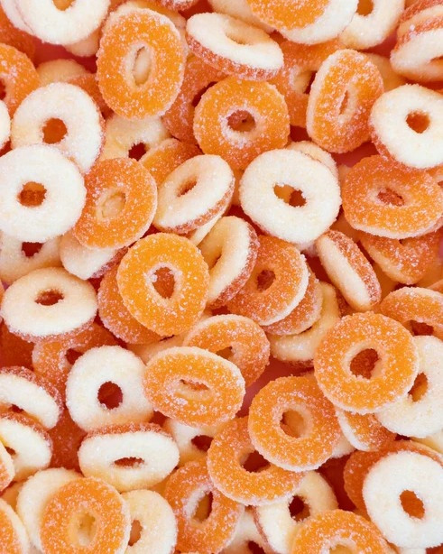 Pandy Żelki Peach Rings 50g