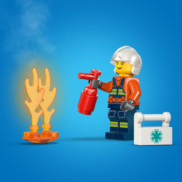LEGO City 60504 Łódź Ratunkowa i Helikopter Straży Przybrzeżnej - Zestaw Akcji
