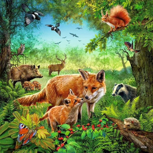 Puzzle Ravensburger 147 elementów zwierzęta 5+