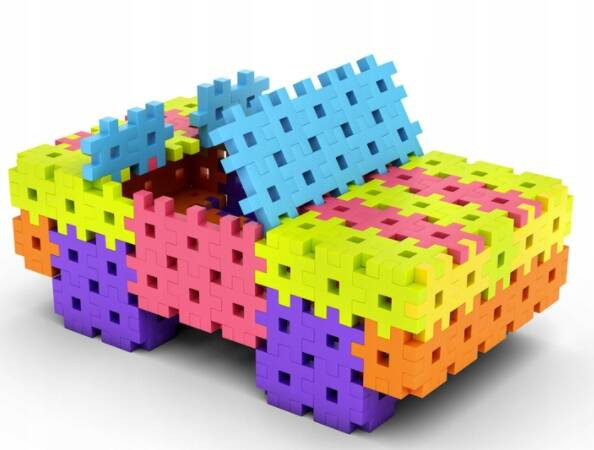 Meli Basic – klocki konstrukcyjne 300 elementów dla dzieci 3+