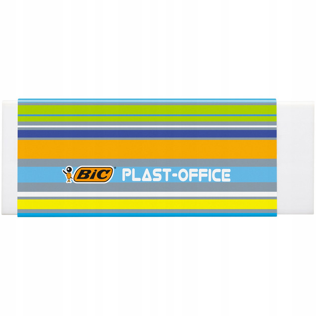 BIC PLAST-OFFICE Gumka Do Ścierania MAZANIA Szkolna Biurowa w Osłonce 1szt.