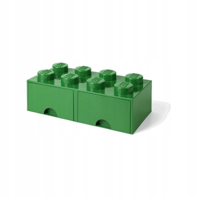 LEGO Pojemnik na Klocki z Szufladami 4x2 Zielony 40061734