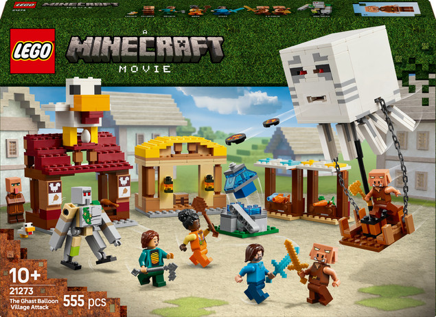 LEGO Minecraft Atak Balonowego Ghasta na Wioskę 21273