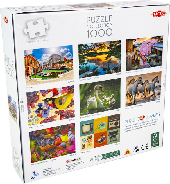 Tytuł
Puzzle Tactic 1000 elementów Wenecja Widok Miasta
