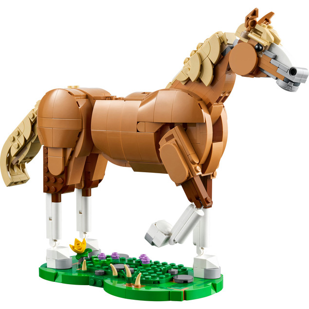 LEGO Creator 3 w 1 31166 Piękny Koń | Zestaw Zwierząt Ruchome Figurki