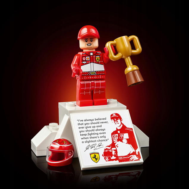 LEGO Icons 11375 Ferrari F2004 – replika F1 Michael Schumacher, 735 elementów