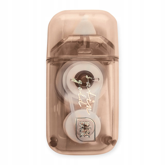 Korektor w taśmie myszka szkolny biurowy mini 6m Satin Gold Interdruk