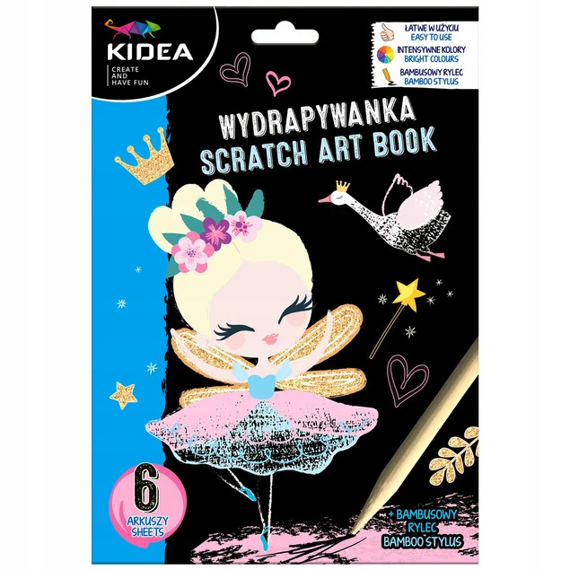 KOLOROWANKI WYDRAPYWANKI KREATYWNE WRÓŻKI