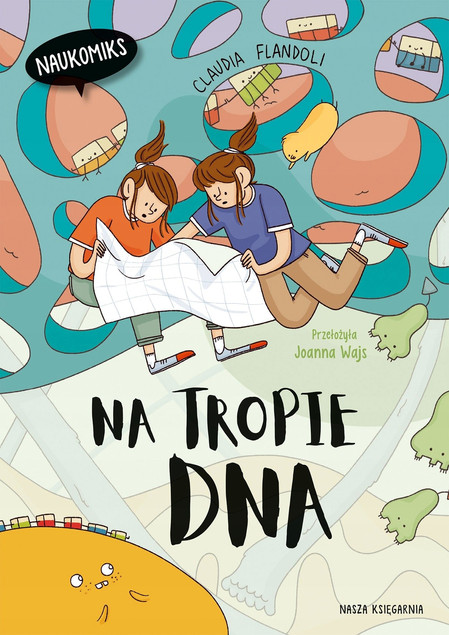 Na tropie DNA – Claudia Flandoli | Komiks Naukomiks dla dzieci 10+