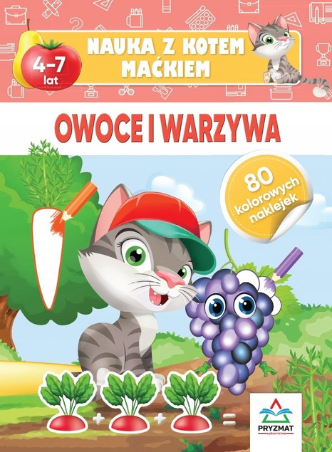 Książka Edukacyjna: Owoce i Warzywa – Nauka z Kotem Maćkiem Hristo Dimitrov
