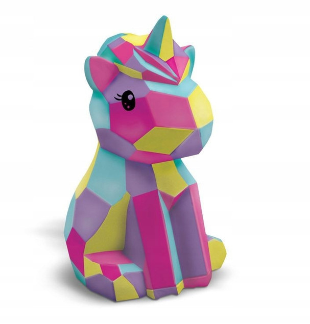 Figurka 3D Do Pomalowania JEDNOROŻEC + Farby Pędzelek 6+ Stnux STN6338